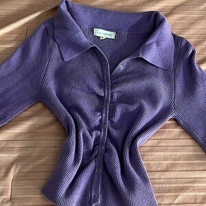 Purple long sleeve -Pacsun